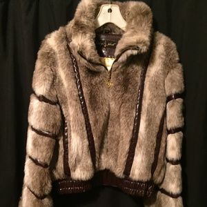 Baby Phat faux fur jacket